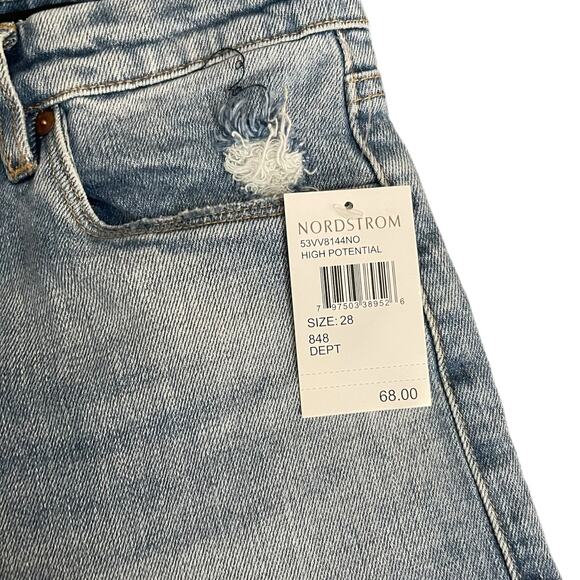 Blank NYC Denim Shorts Women's 28 High Potential The Essex Classic Cut-off NWT - Picture 4 of 11